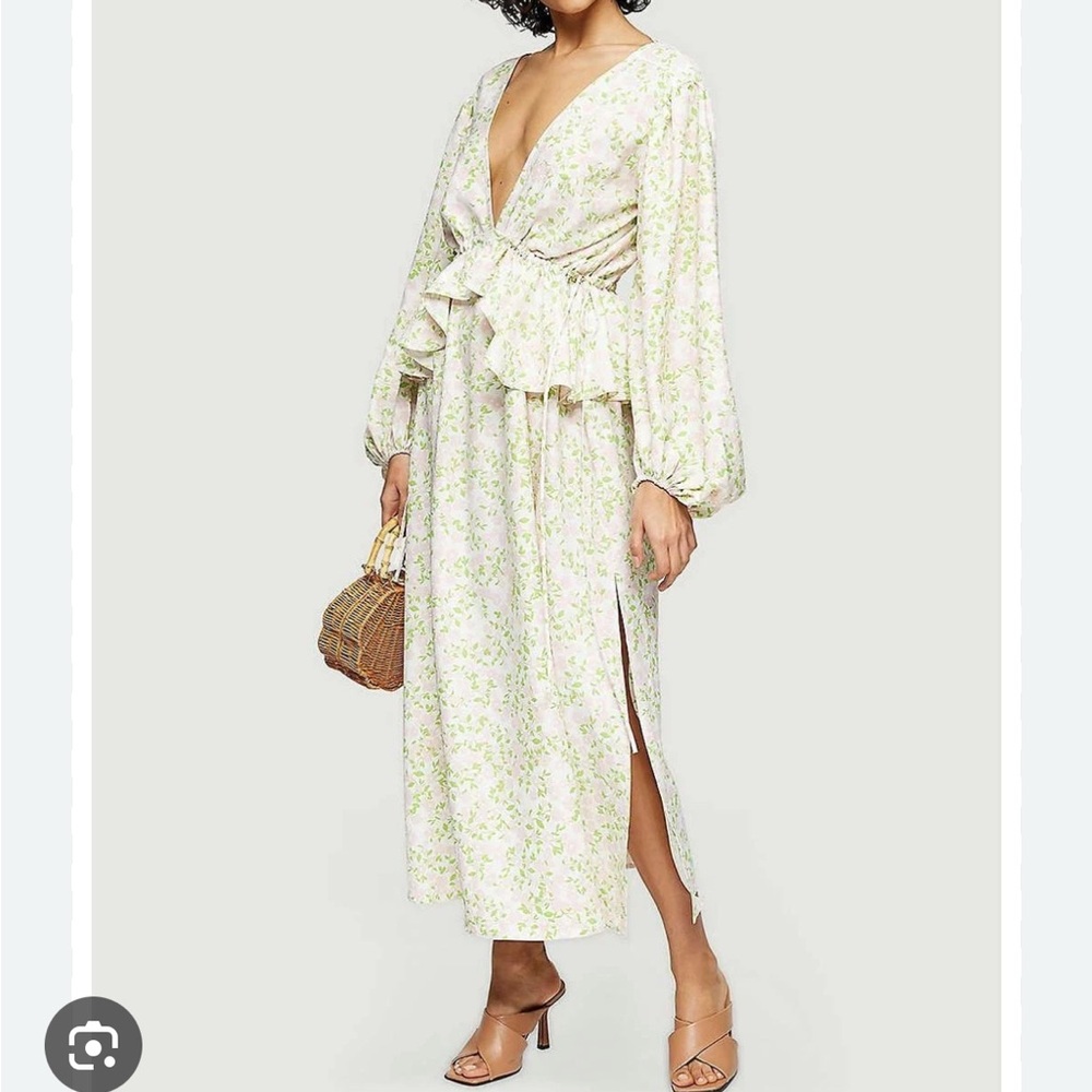 Topshop Floral Maxi